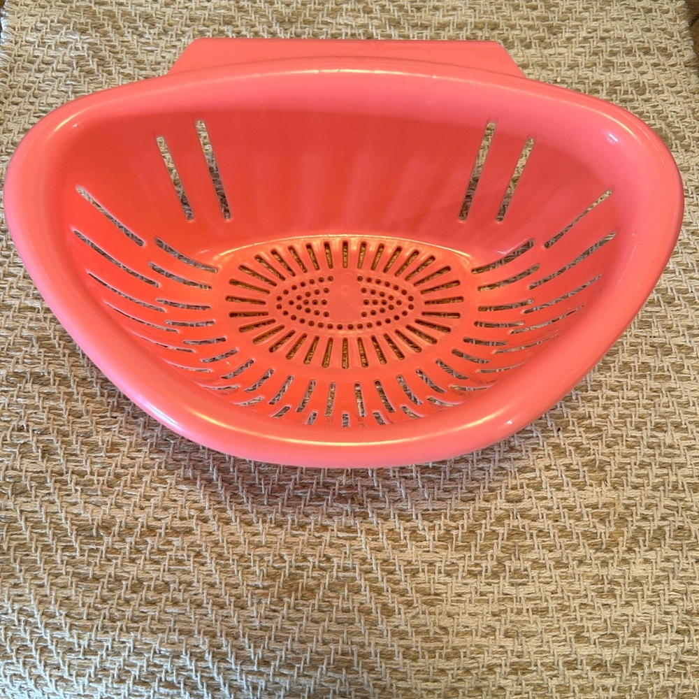 Kitchen Hanging Sink Drain Basket , Food Catcher - Pink